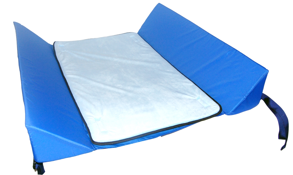 Picture of Skil-Care 556020 Bed Support System with Attached 30 deg Bolsters Nylon Bottom & Pad