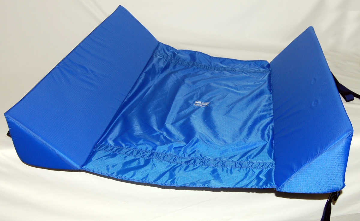 Bed Support System with Attached 30 deg Bolsters Nylon Bottom