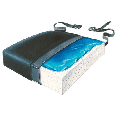 Picture of Skil-Care 751042 20 in. Gel-Foam Thin-Line Vinyl Cushion with LSI Cover