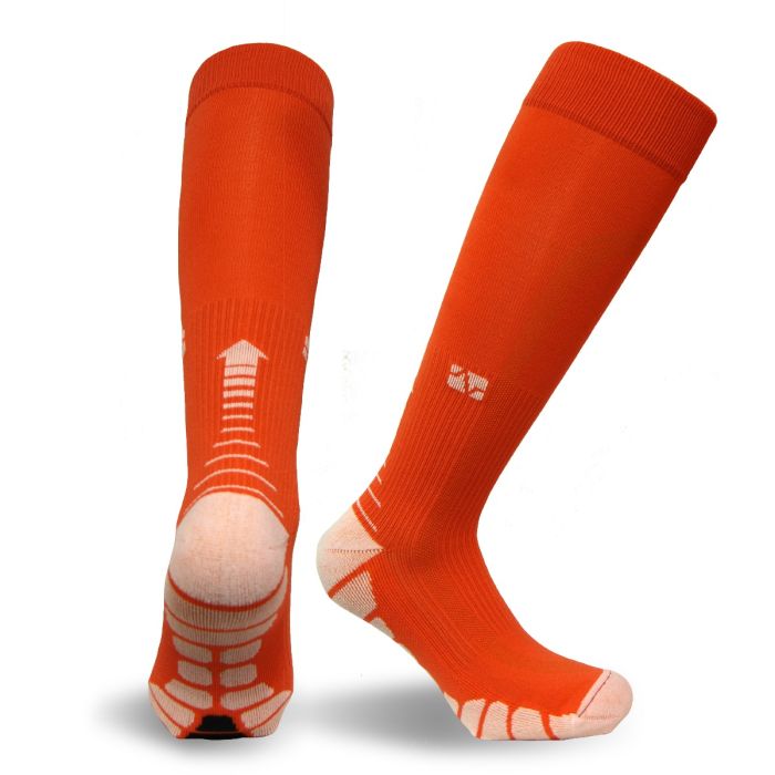 VT1211-OR-XSM Vitalsox Compression Performance & Recovery Socks, Orange - Extra Small