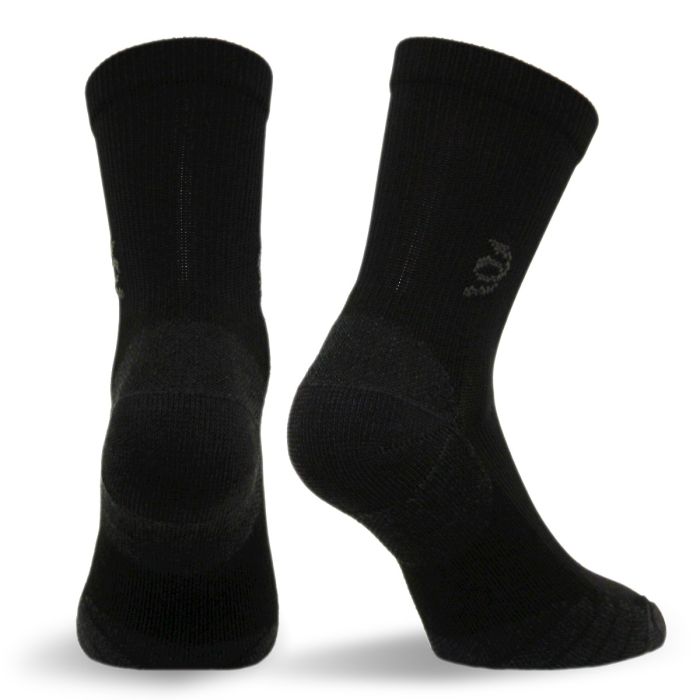 TSC100-BK-XLG Travelsox Compression Crew Socks, Black - Extra Large