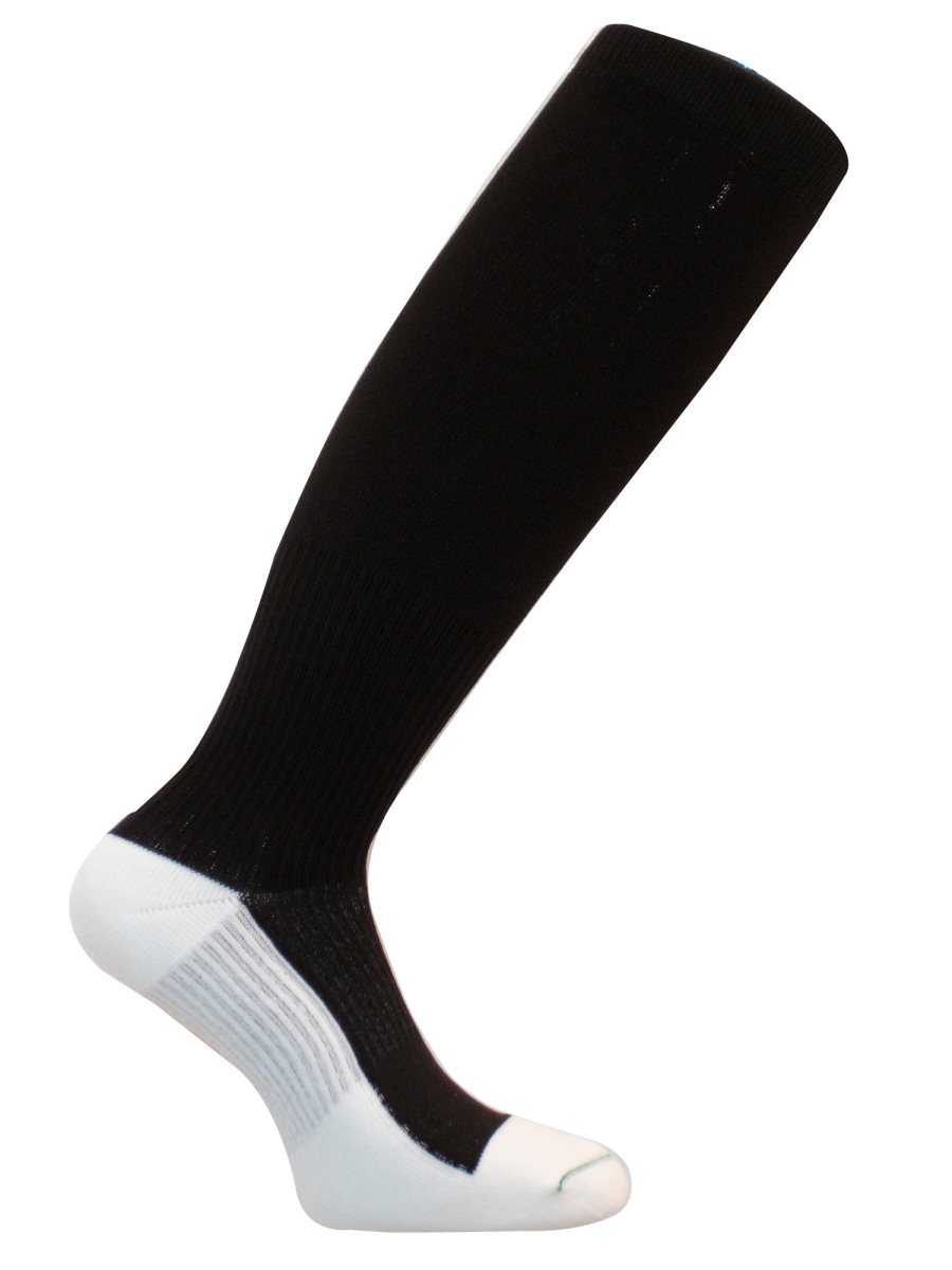 Caresox CS0456-BK-XLG Diabetic Light Compression Socks - Black - Extra Large - 10-16 mmHg