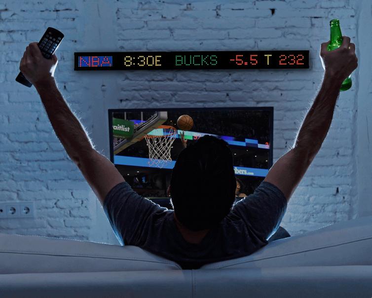 Picture of Skybox Sport Network Ticker-76F-50 50 in. Game Day Sports Ticker