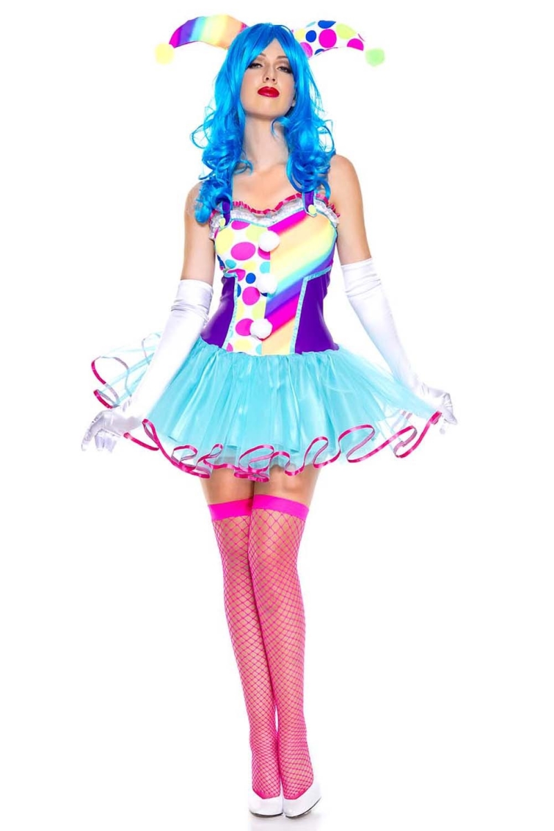3 Piece Captivating Circus Cutie Costume, Medium & Large