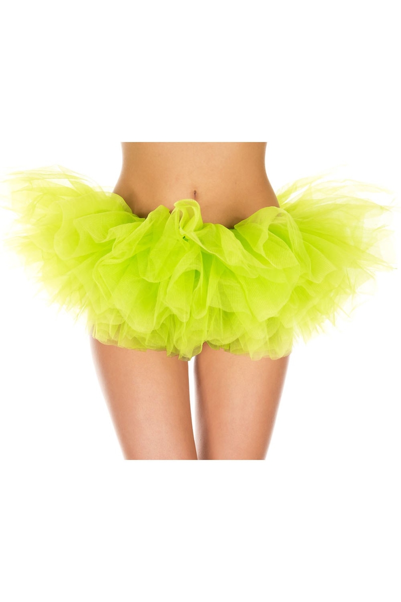 Picture of Music Legs 239-NEONGREEN Tutu Petticoat - Neon Green