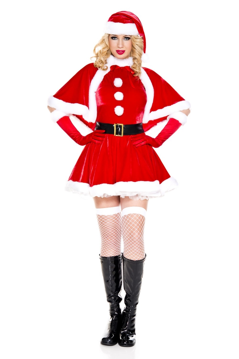 70827-XS 5 Piece Secret Santa Costume - Extra Small
