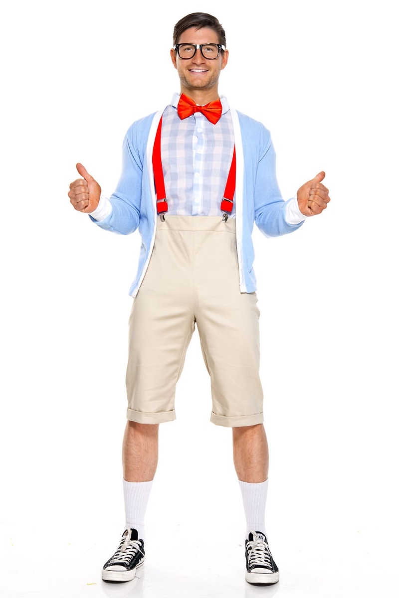 5 Piece Nifty Nerd Costume - Large