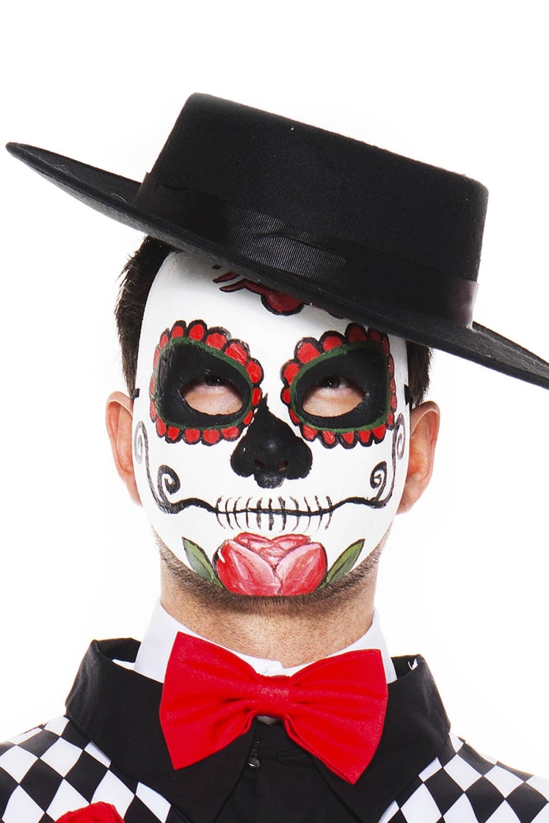 Day Of The Dead Mask - White