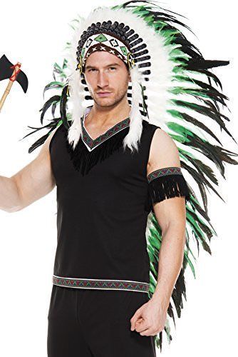 Long Feather Indian Headdress