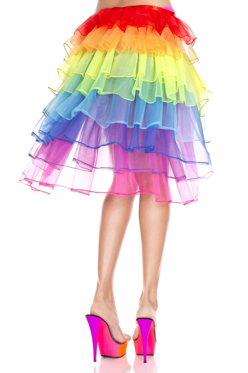 738 Rainbow Long Back Tulle