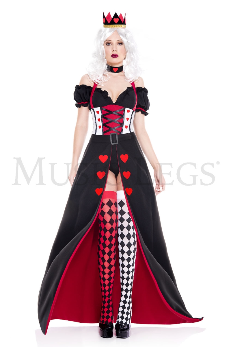 Enchanting Royal Heart Queen Costume - Extra Large