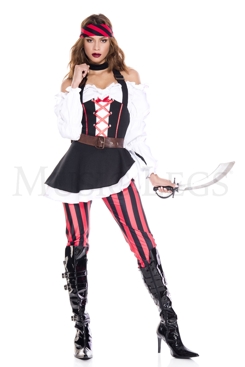 70933-SM Seven Seas Pirate Dress, Small - 5 Piece