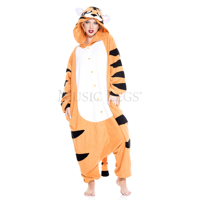 70967K Striped Tiger Womens Costume, Orange & Black