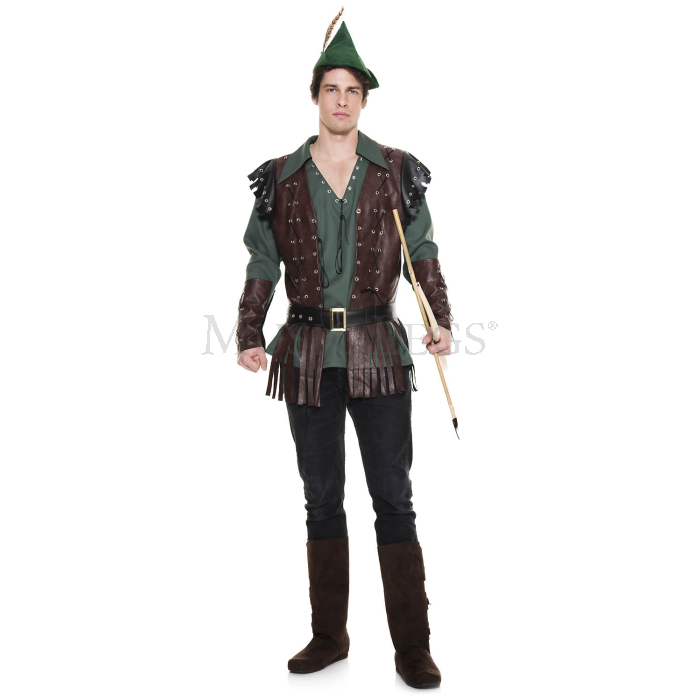 76646-L Charitable Robin Mens Costume - Large - 5 Piece