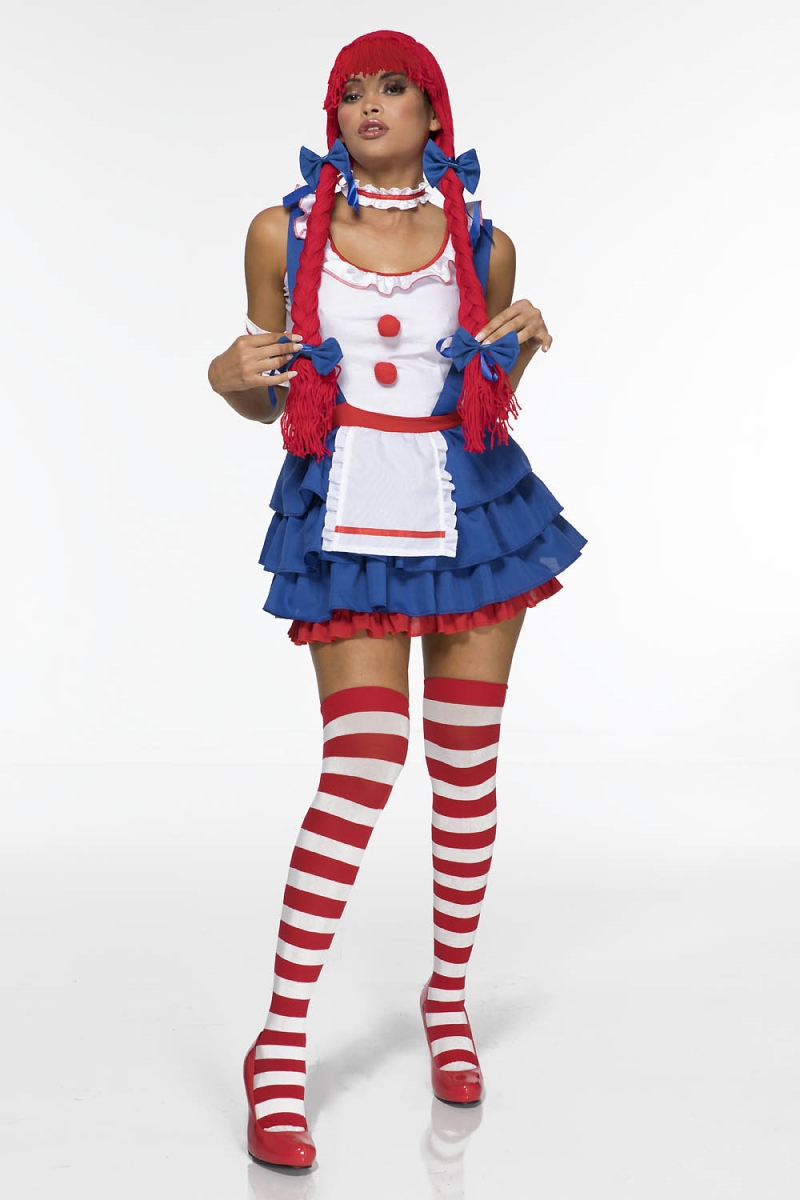 71127-XL Womens Raggedy Ann Costume, Extra Large - 3 Piece