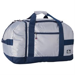 Picture of Sailor Bags 710SB Spinnaker Cruiser Duffel Bag Grey with Blue Trim, Silver