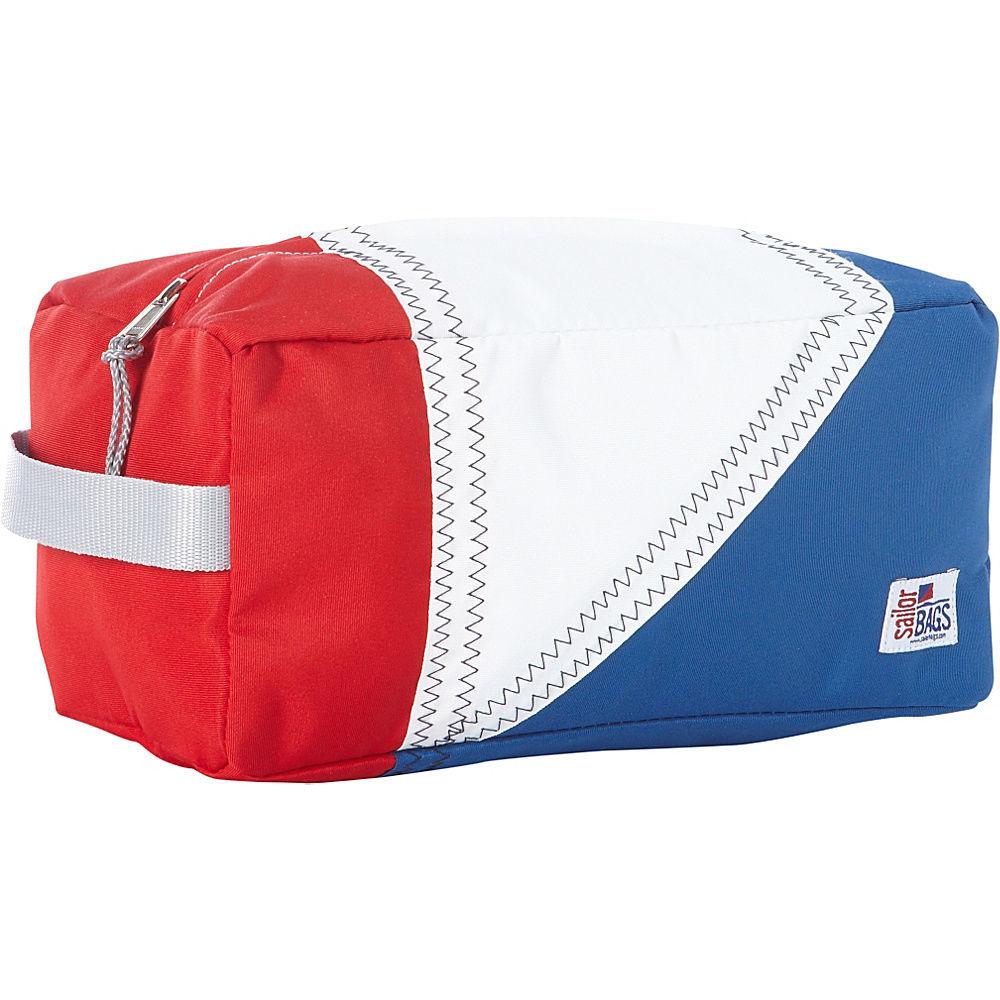 Picture of Sailor Bags 825T Tri Sail Toiletry Kit Bag - Red&#44; White & Blue
