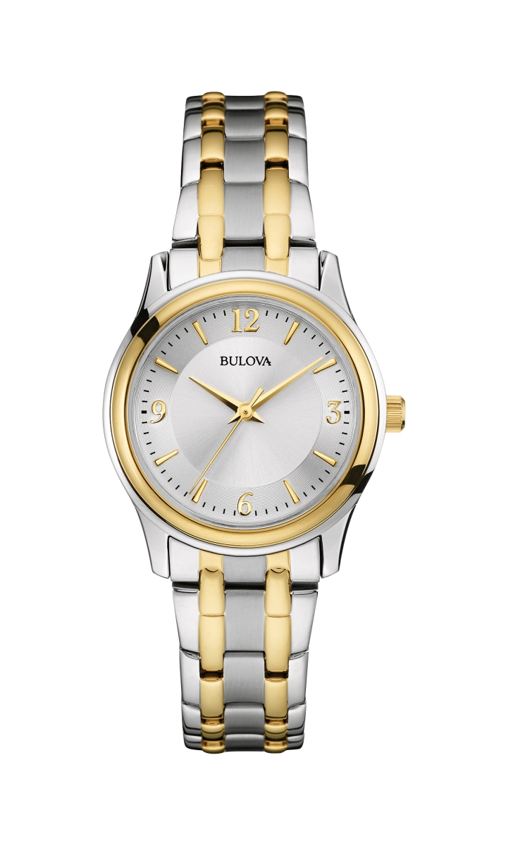 Picture of Bulova 98L218 Corporate Collection Ladies Bracelet Style Watch&#44; Gold & Silver