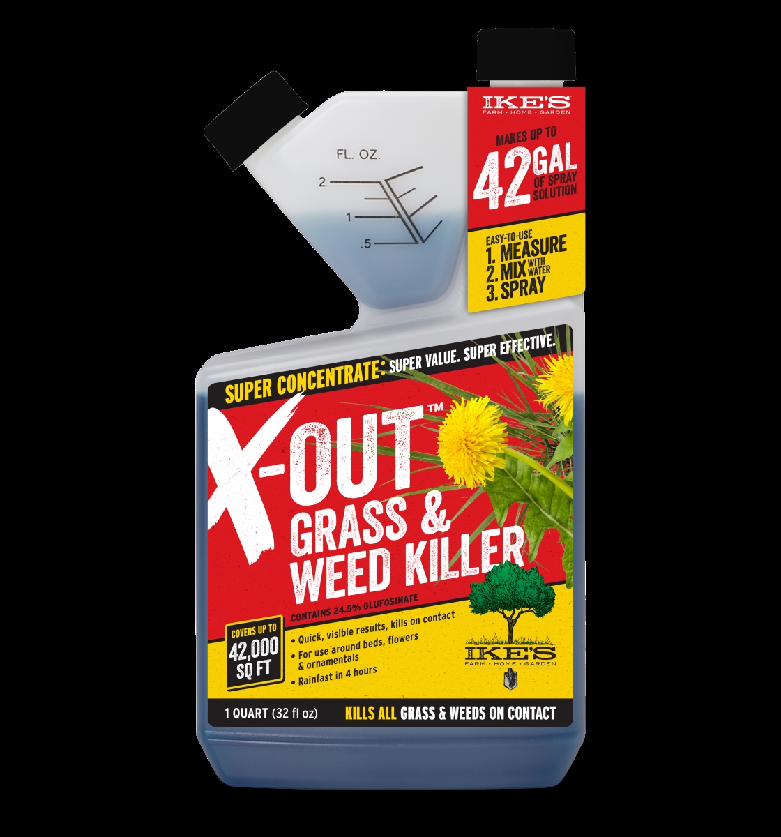 Picture of IKES 114358 X-Out Weeds Killer - 1 qt.