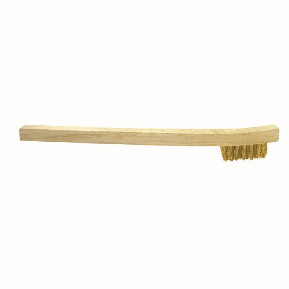 84-169 8 in. Wire Brush - Tooth brush Style - Brass