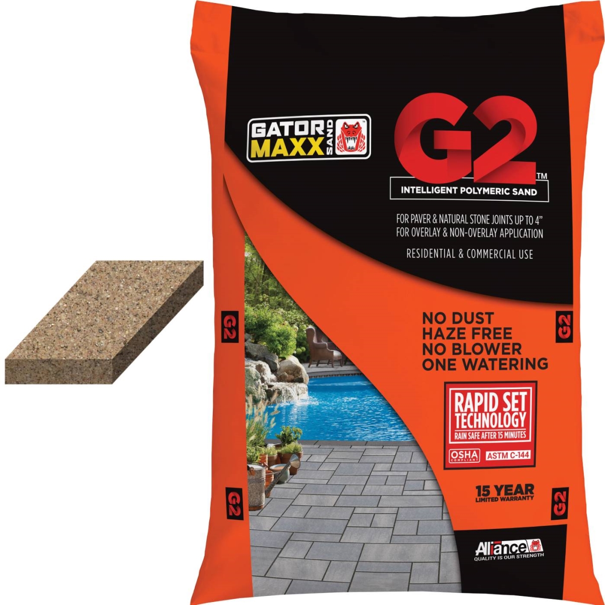 G2GATORMAXX01 50 lbs Gator Maxx G Plus A3-A372 Polymeric Sand - Beige