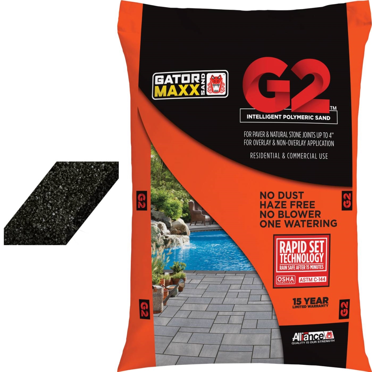 G2GATORMAXX04 50 lbs Gator Maxx G2 Polymeric Sand - Black