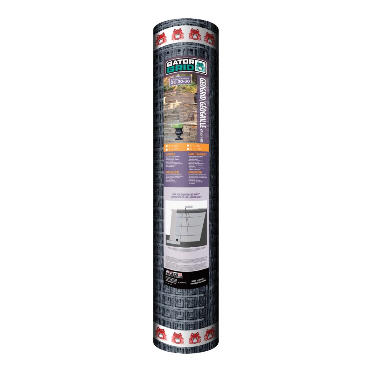 NGF5W-0410000 Weed Barrier Landscape Fabric 4 x 100 ft. Roll Gator