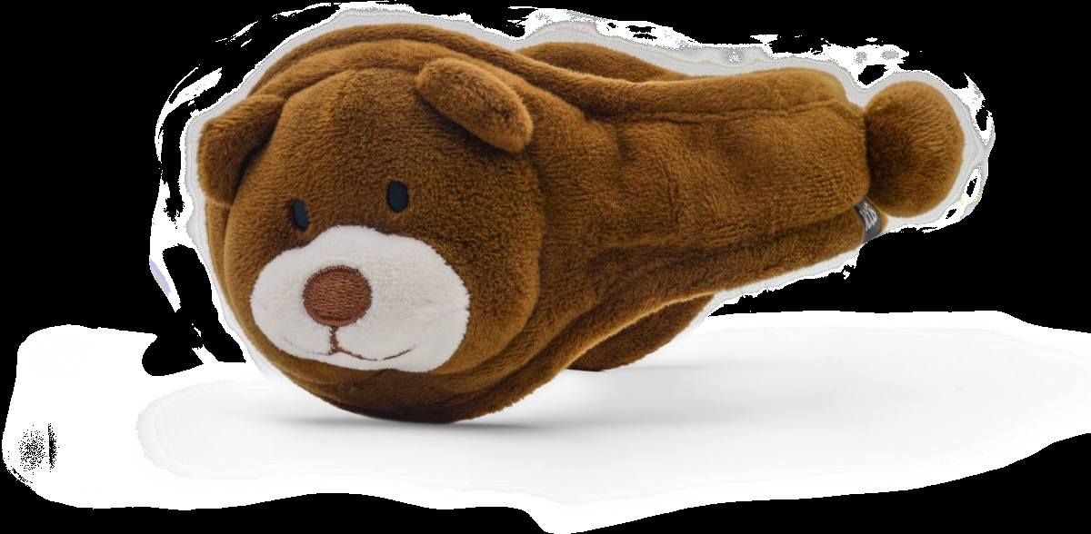 Picture of 180s 41505-095-01 Youth Spice Brown Teddy Plush Ear Warmer