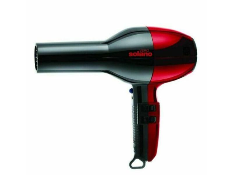 Z-SOLVERODRYERMET Vero Rosso Professional Blow Dryer - Red & Black - One Size