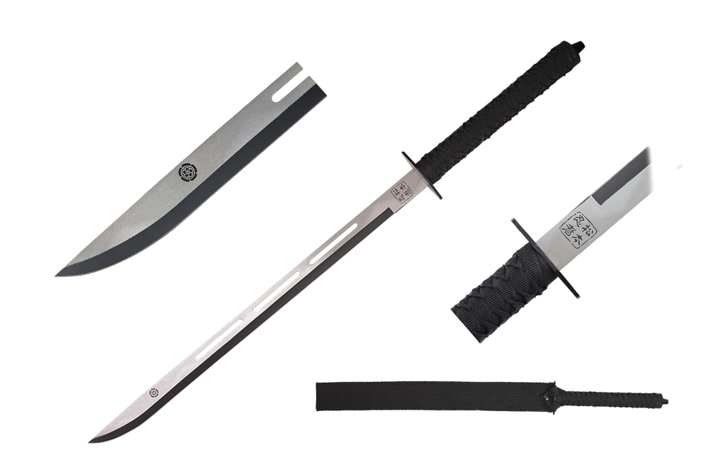 K1020-57 28.5 in. Ninja Sword with Two-Toned Blade