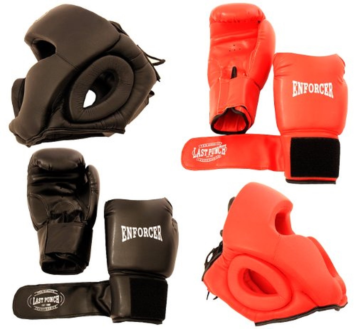S103 Pro Boxing Gloves & Pro Head Gears - Set of 2