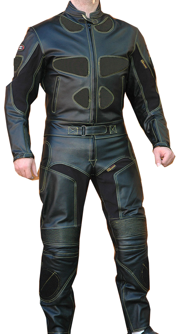 337-40 40 Size Motorcycle Leather Suit Racing Leather Suit - 2 Piece