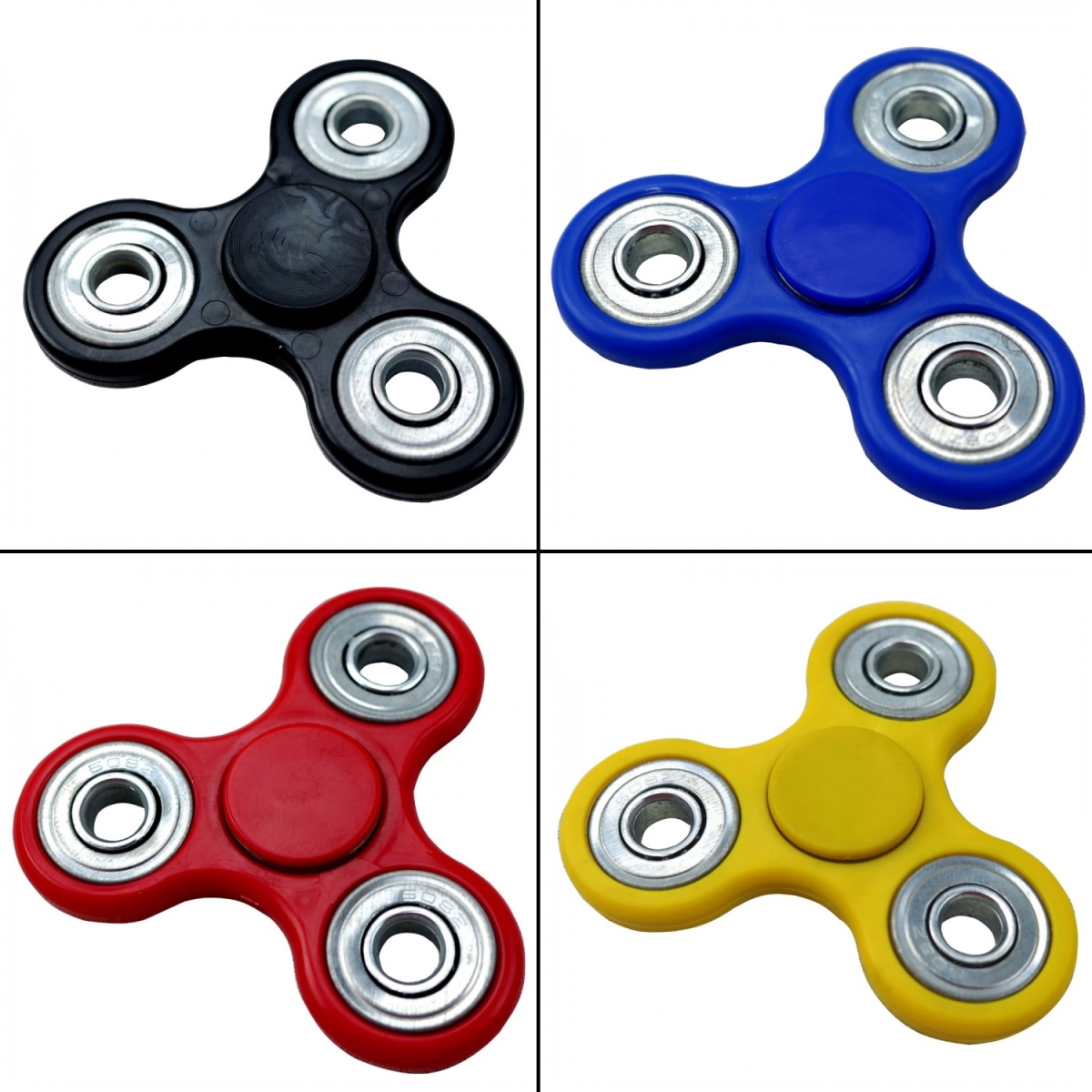 Picture of Shelter SPIN-RD Fidget Spinner Ultra Fast Ball Bearings Tri-Spinner Finger Toy Stress Reducer&#44; Red