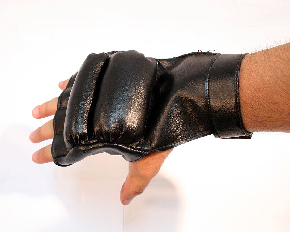 Boxing Training Gloves - Black, Large