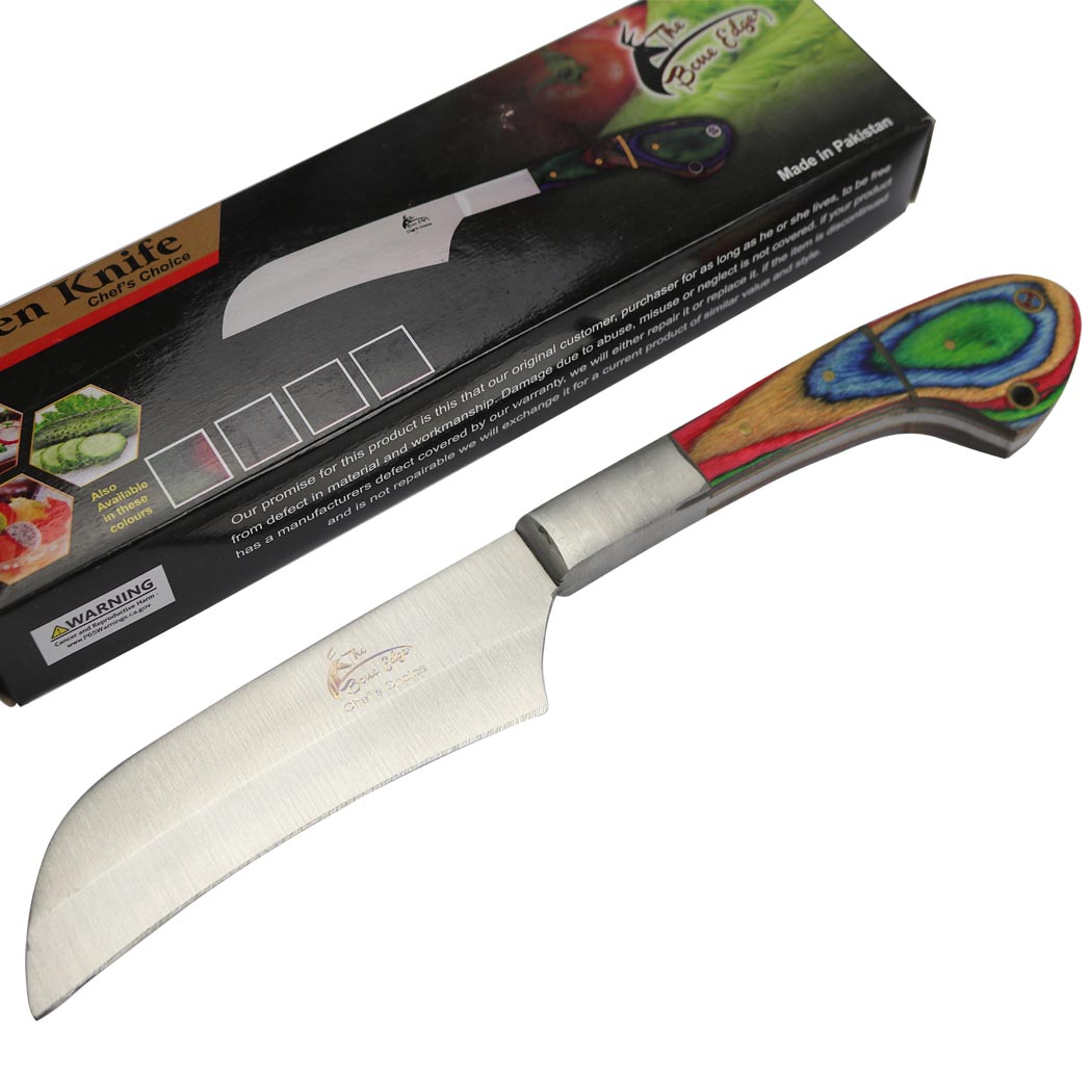 13317 10 in. The Bone Edge Chef Choice Kitchen Knife with Packawood Handle Stainless Steel Full Tang