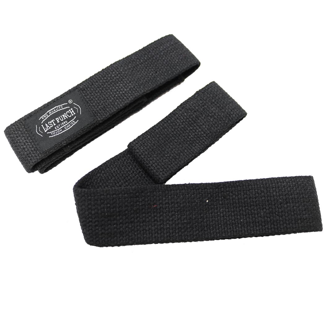 13386 Last Punch Weight Lifting Wrist Assist Wraps, Black
