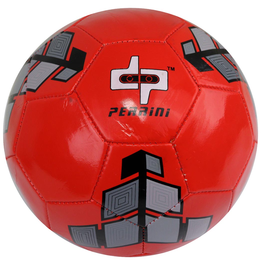 Picture of Shelter 13596 Red & Grey Trim Perrini Soccer Ball - Size 5