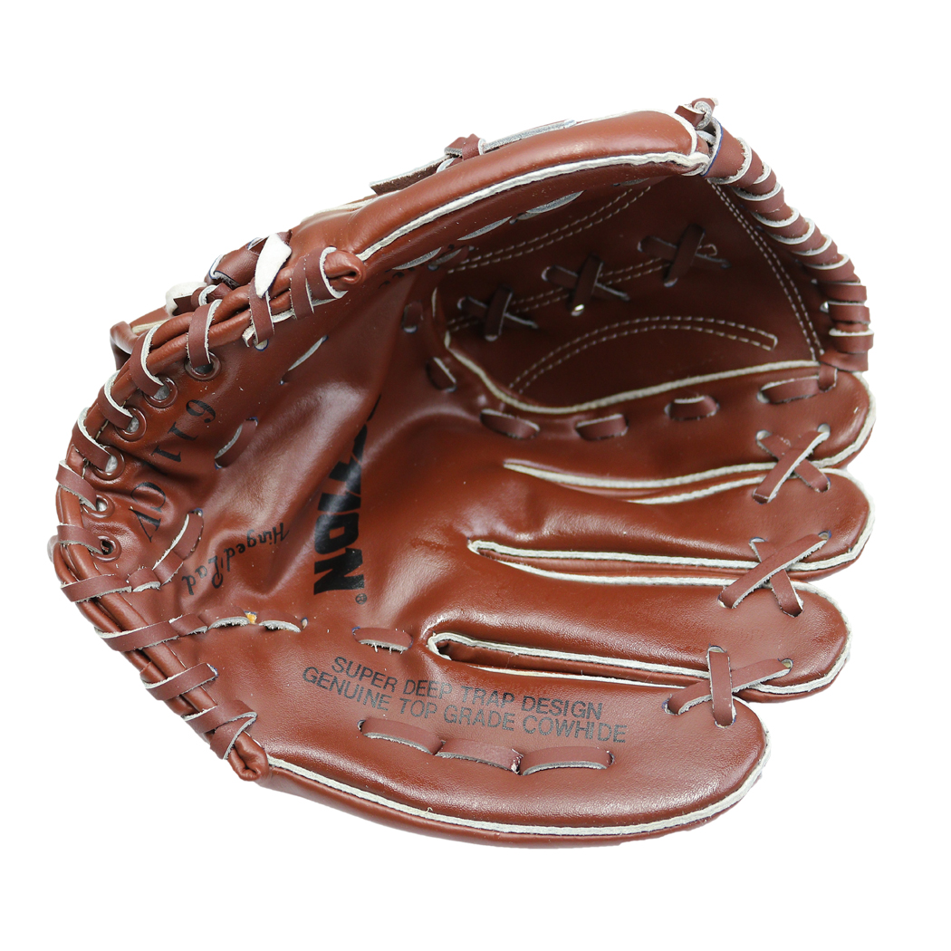 Picture of Shelter 6111CV-BN Pitcher Cowhide Leather Small Catcher Top Grain Baseball Gloves&#44; Brown