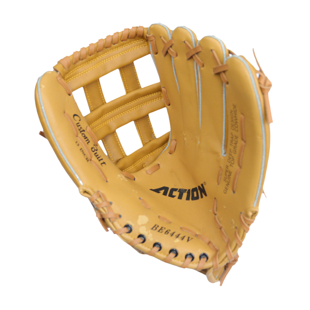 Picture of Shelter 6444V Pitcher Cowhide Leather Adult Catcher Training Baseball Gloves&#44; Yellow