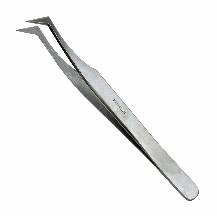 Picture of Bdeals 12232 Steel Ingrown Hair Fine Curve Beak Style Pointy End Precision Tweezer