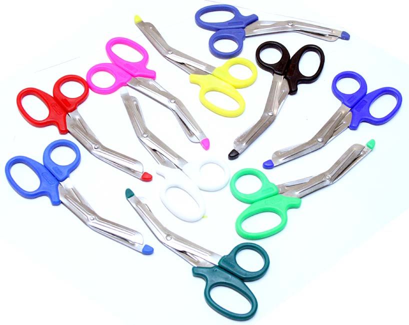 10621-R 5.5 in. EMT EMS First Aid Rescue Trauma Shears Utility Scissors - Red