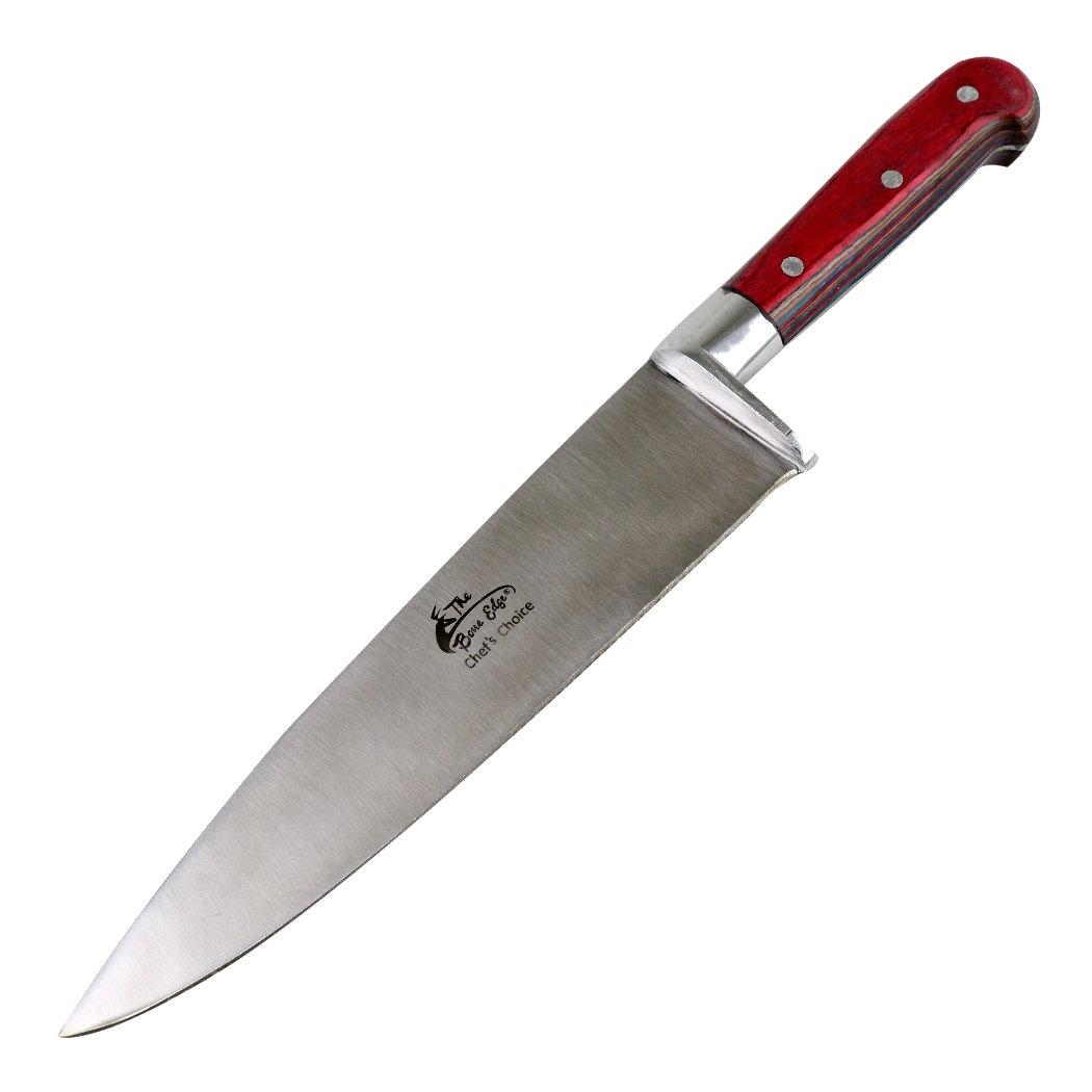 Picture of TheBoneEdge 13444 12.5 in. Chef Choice Stainless Steel Wood Handle Cooking Kitchen Knife