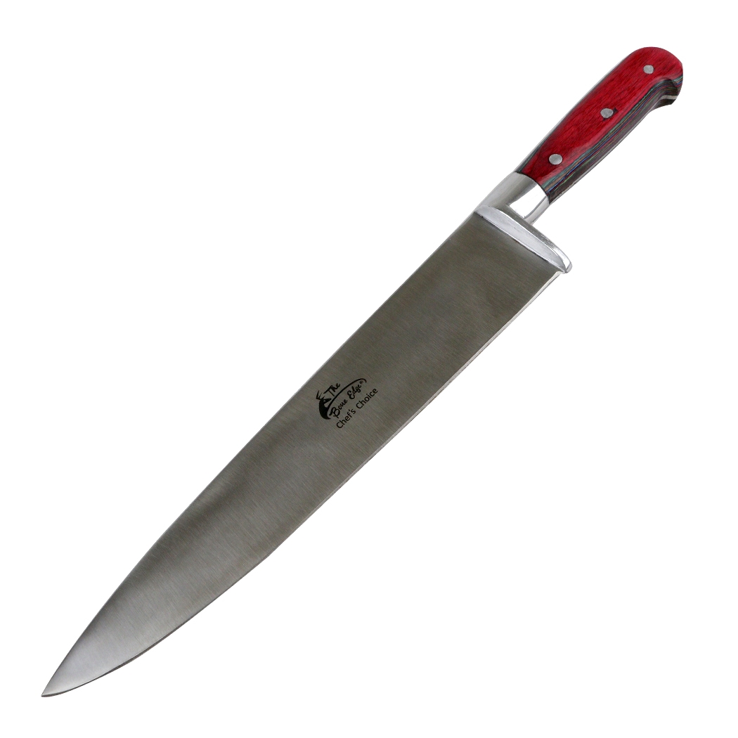 Picture of TheBoneEdge 13448 14.5 in. Chef Choice Stainless Steel Wood Handle Cooking Kitchen Knife