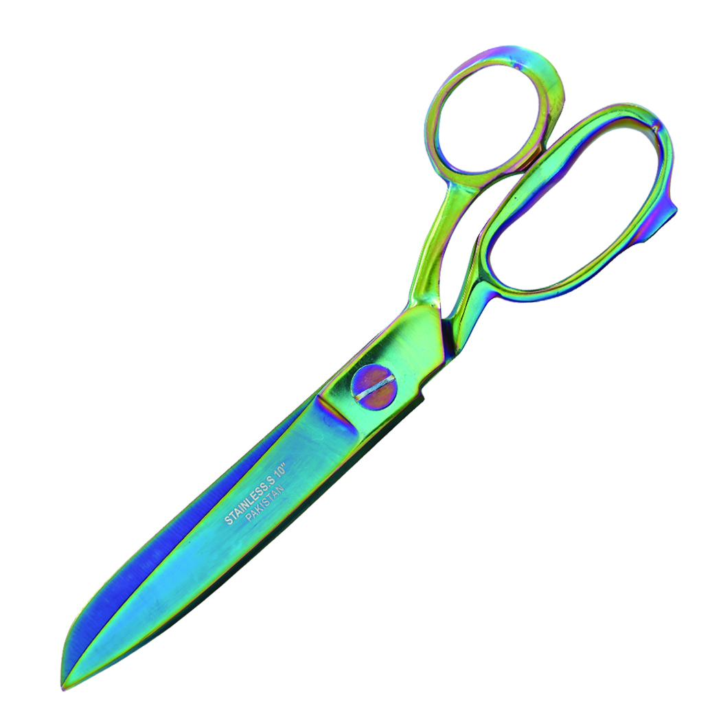 Picture of Bdeals 751-10 10 in. Dressmaking Fabric Shears Tailors Sewing Scissors - Multi Color
