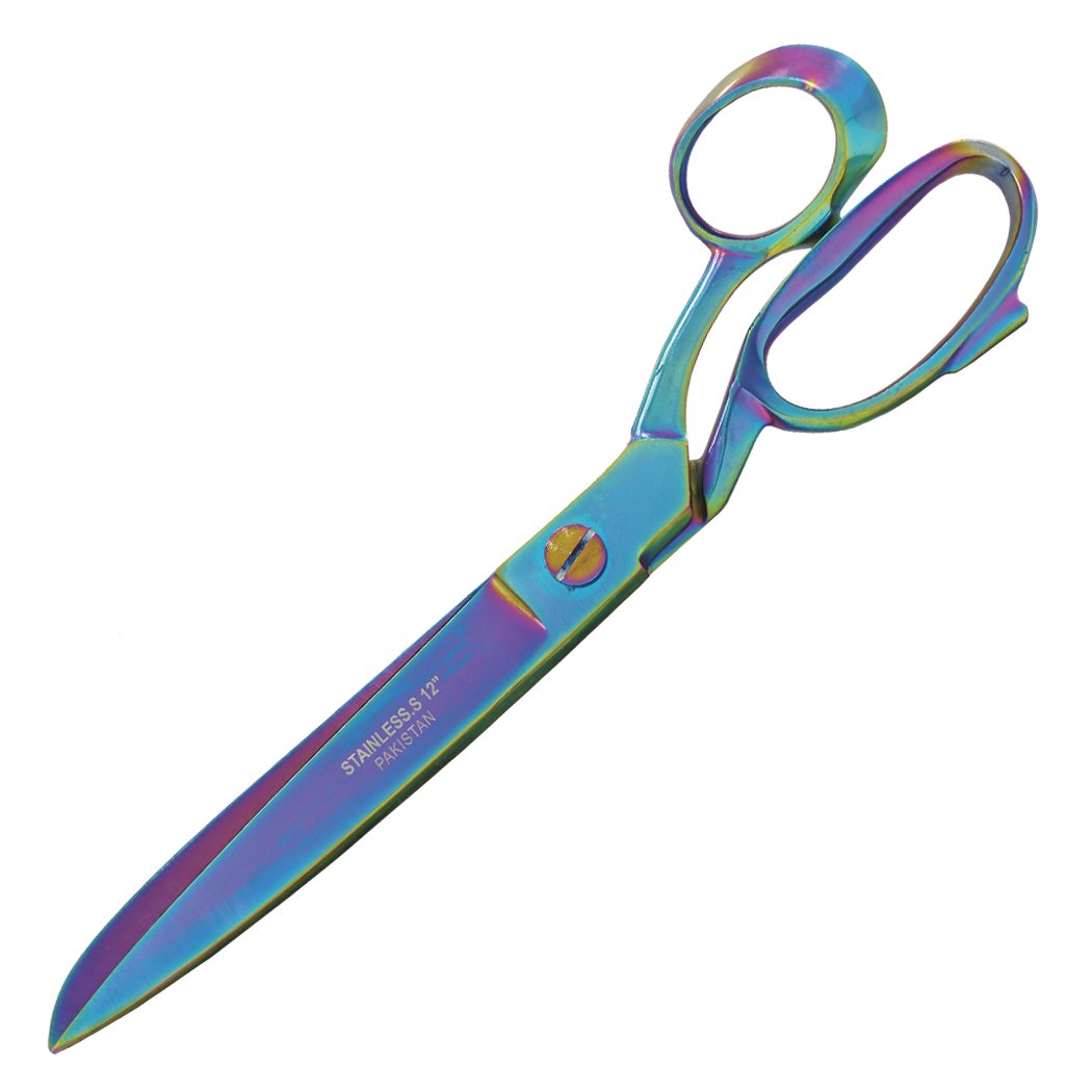 Picture of Bdeals 751-12 12 in. Dressmaking Fabric Shears Tailors Sewing Scissors - Multi Color