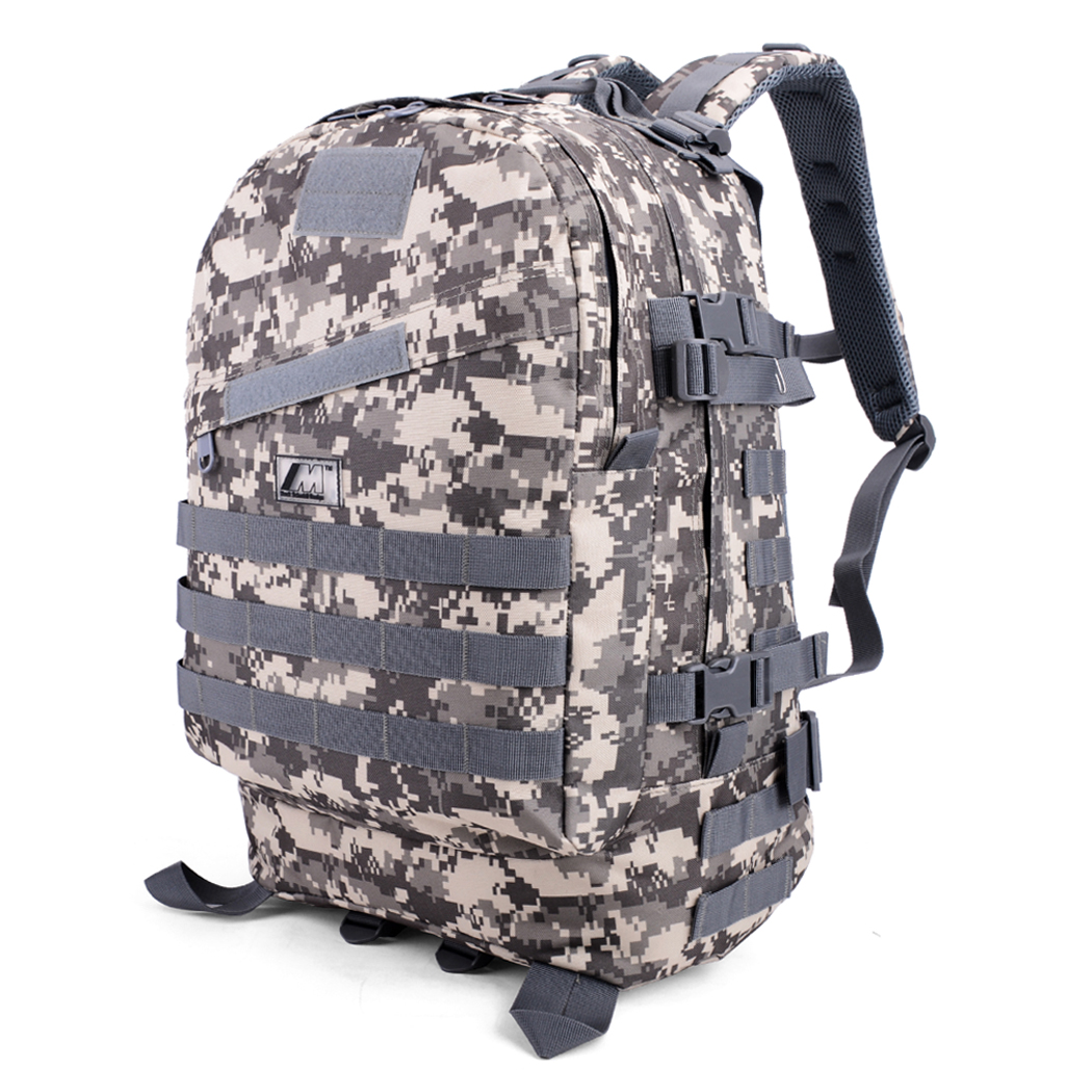 BL006-ACU 40 L Military Tactical Climbing Waterproof Backpack Camping Hiking Rucksack Travel - Army Combat Color