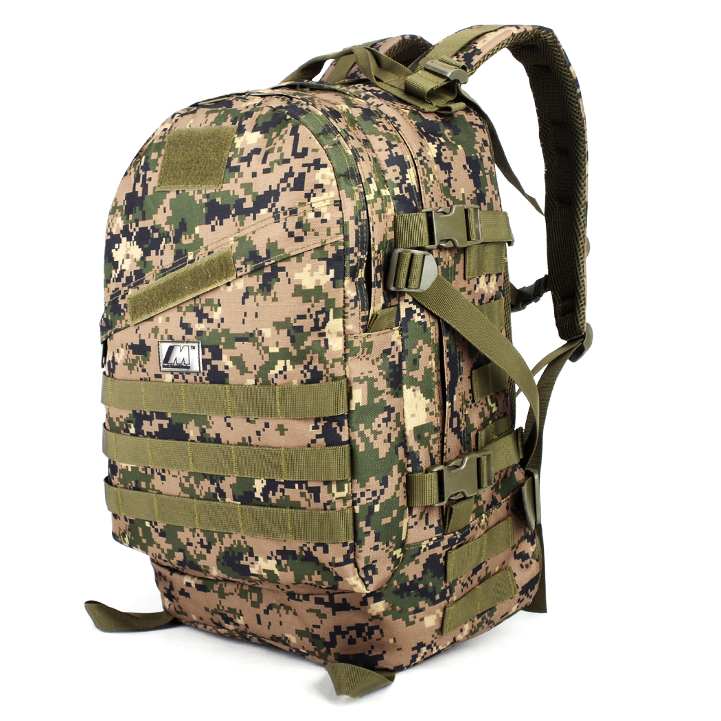 BL006-JD 40 L Military Tactical Climbing Waterproof Backpack Camping Hiking Rucksack Travel - Jungle Digital Color