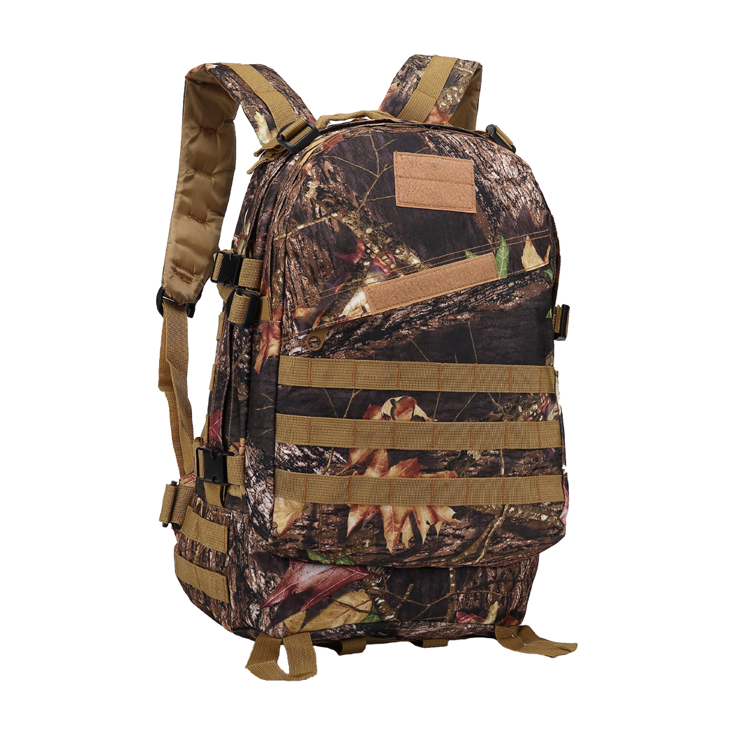 BL006-ML 40 L Military Tactical Climbing Waterproof Backpack Camping Hiking Rucksack Travel - Maple Leaf Color