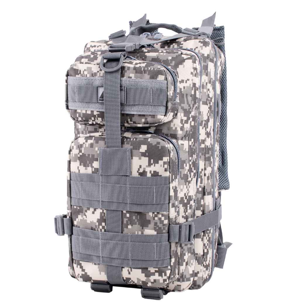 BL008-ACU 30 L Tactical Military Assault Backpack Outdoor Hiking Camping Hunting Molle Bag - Army Combat Color
