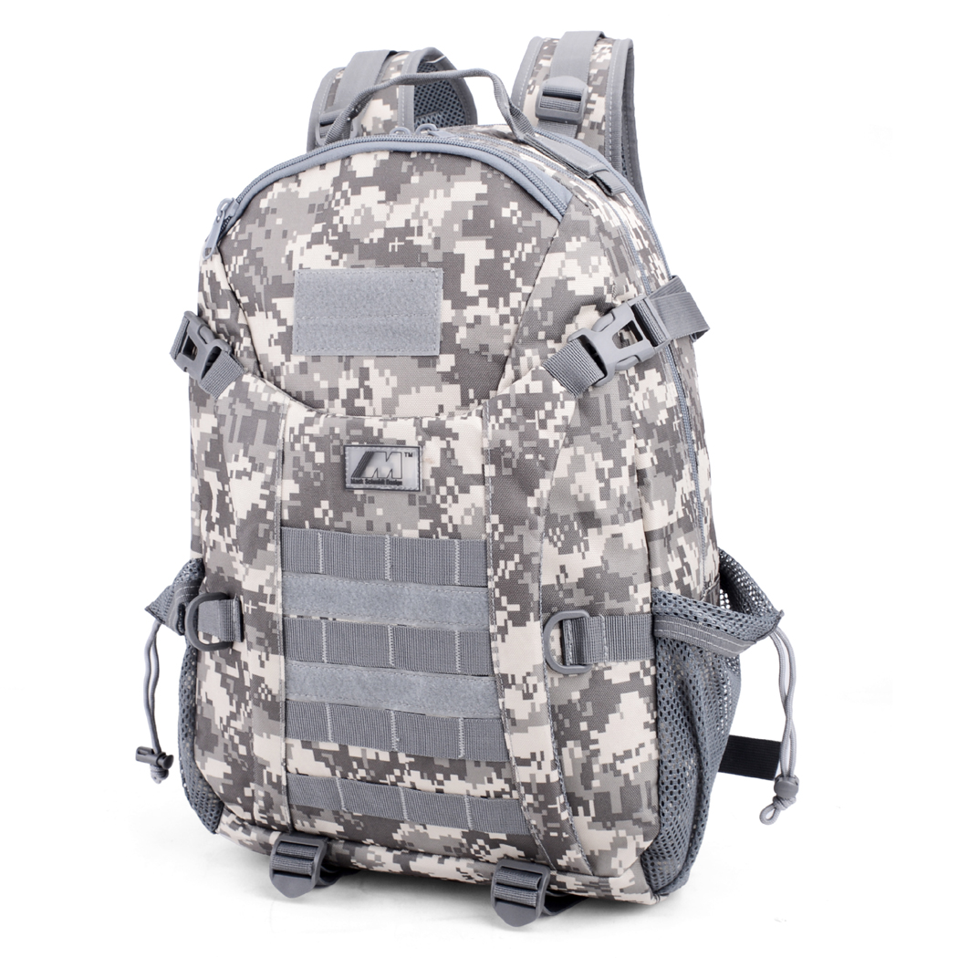 BL074-ACU 30 L Tactical Military Assault Outdoor Hiking Camping Hunting Molle Bag Backpack - Army Combat Color